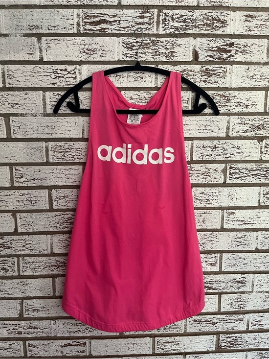 adidas Tops - adidas Bright Pink Logo Tank Top workout gym wear